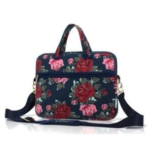 Kayond Floral Laptop Case and Bag with Removable Straps